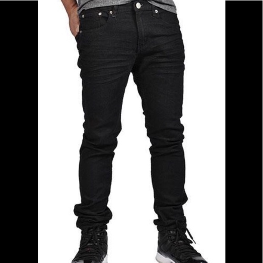 Men's premium skinny stretch jeans,true to sz